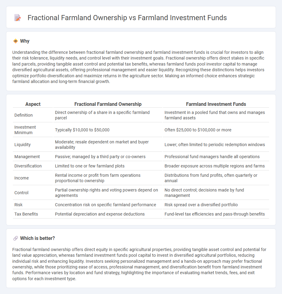 Fractional Farmland Ownership vs Farmland Investment Funds in Investment