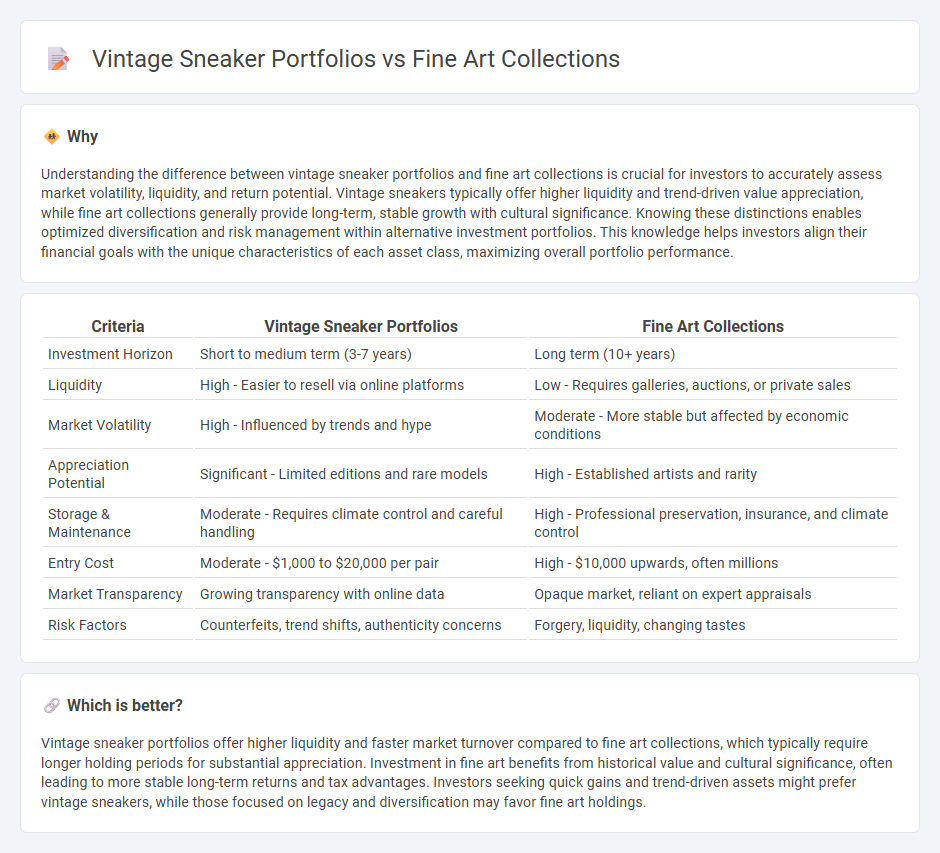 Vintage Sneaker Portfolios vs Fine Art Collections in Investment