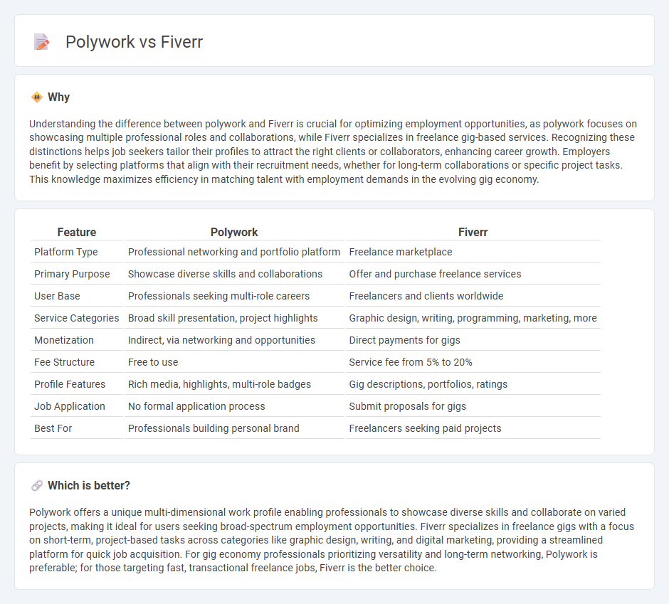 Polywork vs Fiverr in Employment