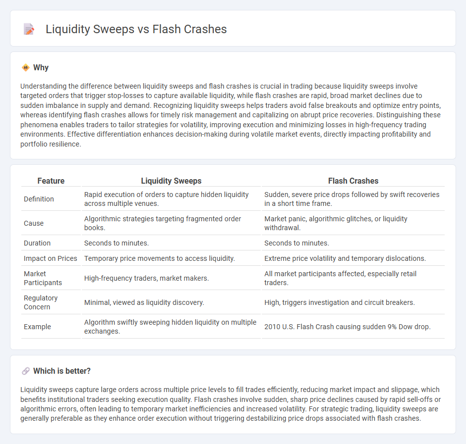 Liquidity Sweeps vs Flash Crashes in Trading