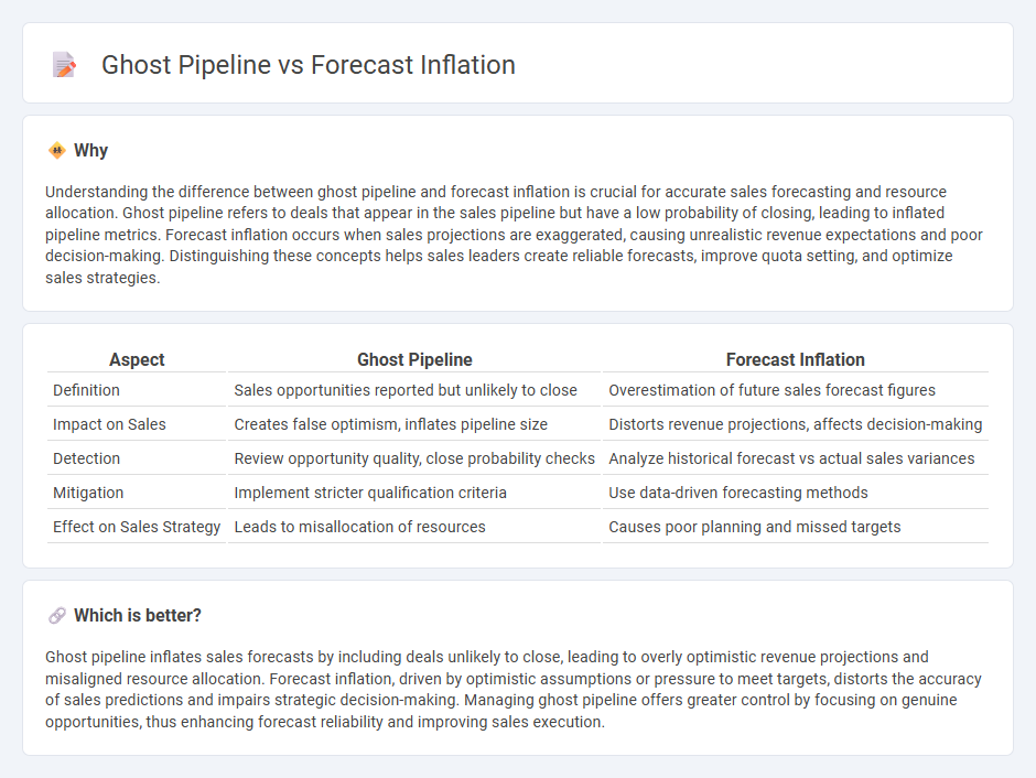 Ghost Pipeline vs Forecast Inflation in Sales