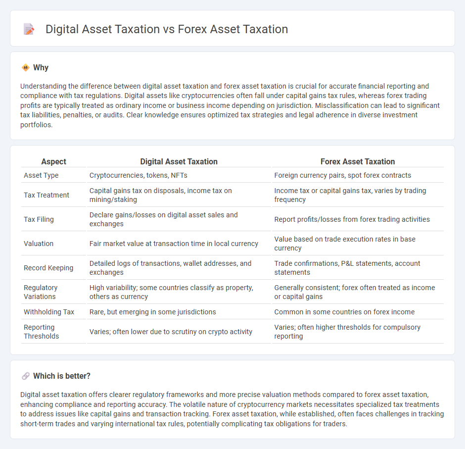 Digital Asset Taxation vs Forex Asset Taxation in Accounting