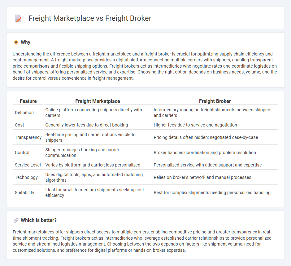 Freight Marketplace vs Freight Broker in Logistics
