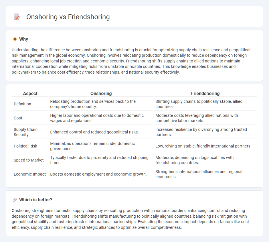 Onshoring vs Friendshoring in Economy