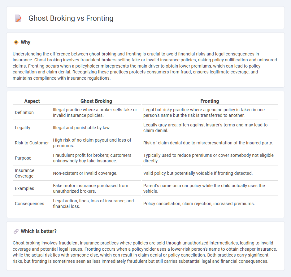Ghost Broking vs Fronting in Insurance