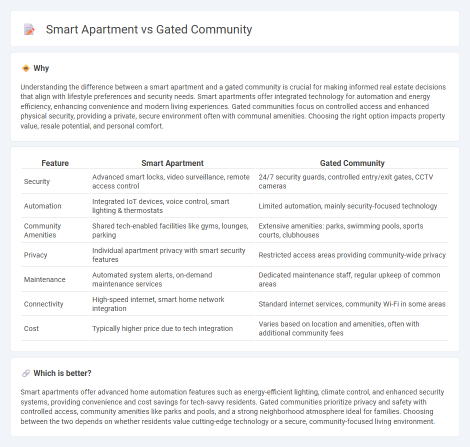 Smart Apartment vs Gated Community in Real Estate