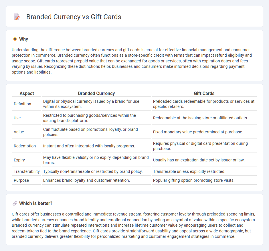 Branded Currency vs Gift Cards in Commerce
