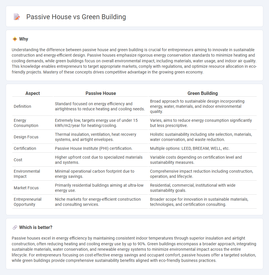 Passive House vs Green Building in Entrepreneurship