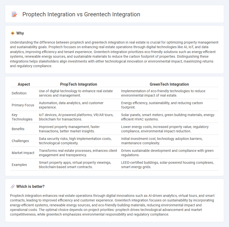 Proptech Integration vs Greentech Integration in Real Estate