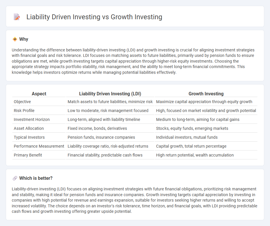 Liability Driven Investing vs Growth Investing in Finance