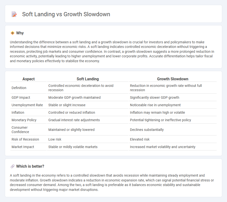 Soft Landing vs Growth Slowdown in Economy