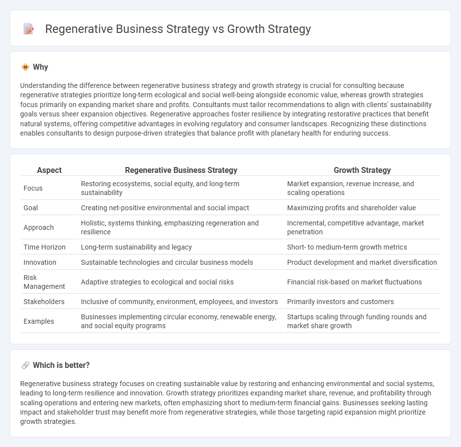 Regenerative Business Strategy vs Growth Strategy in Consulting