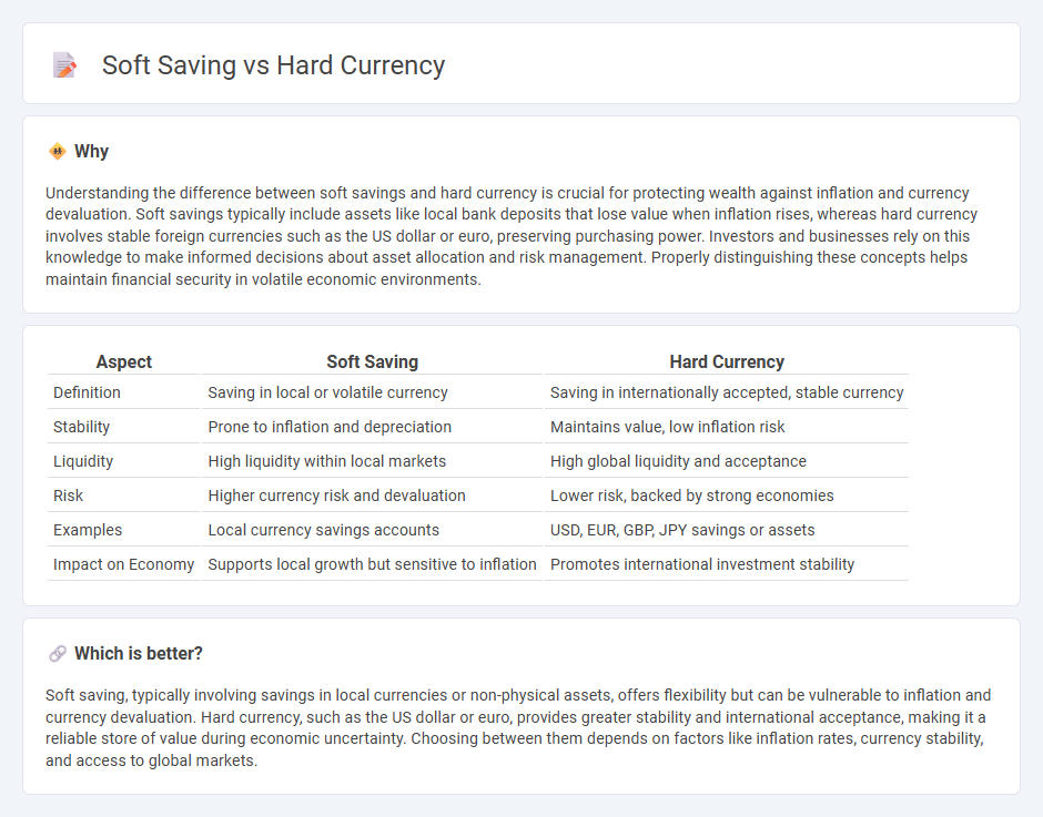 Soft Saving vs Hard Currency in Economy