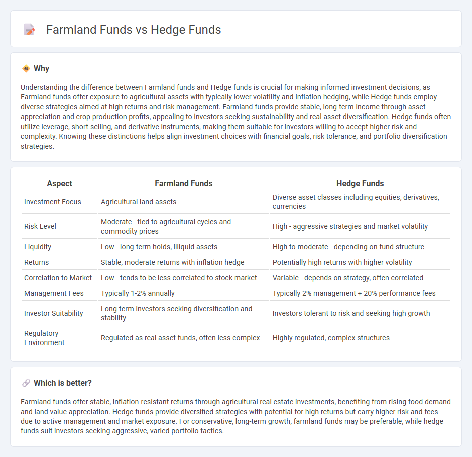 Farmland Funds vs Hedge Funds in Investment