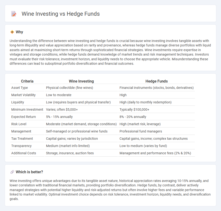 Wine Investing vs Hedge Funds in Investment