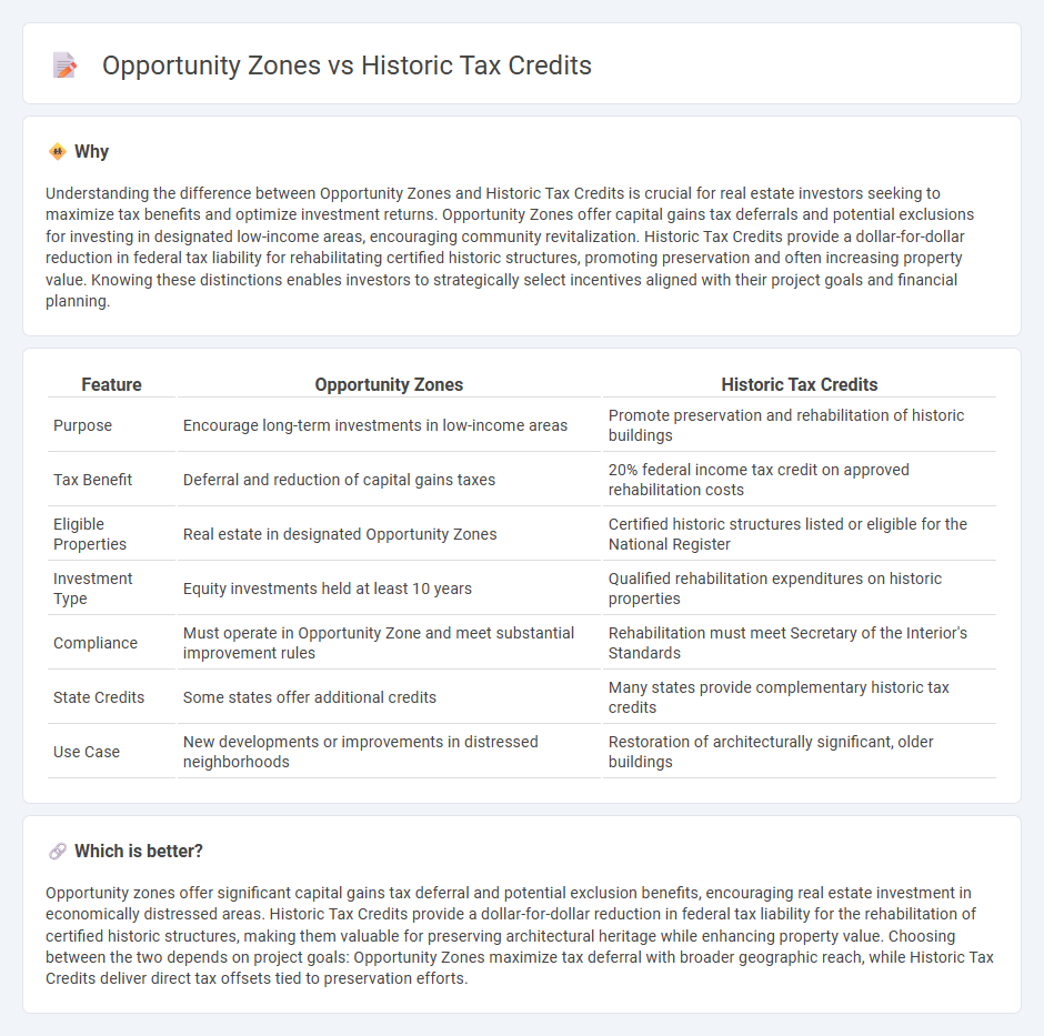 Opportunity Zones vs Historic Tax Credits in Real Estate
