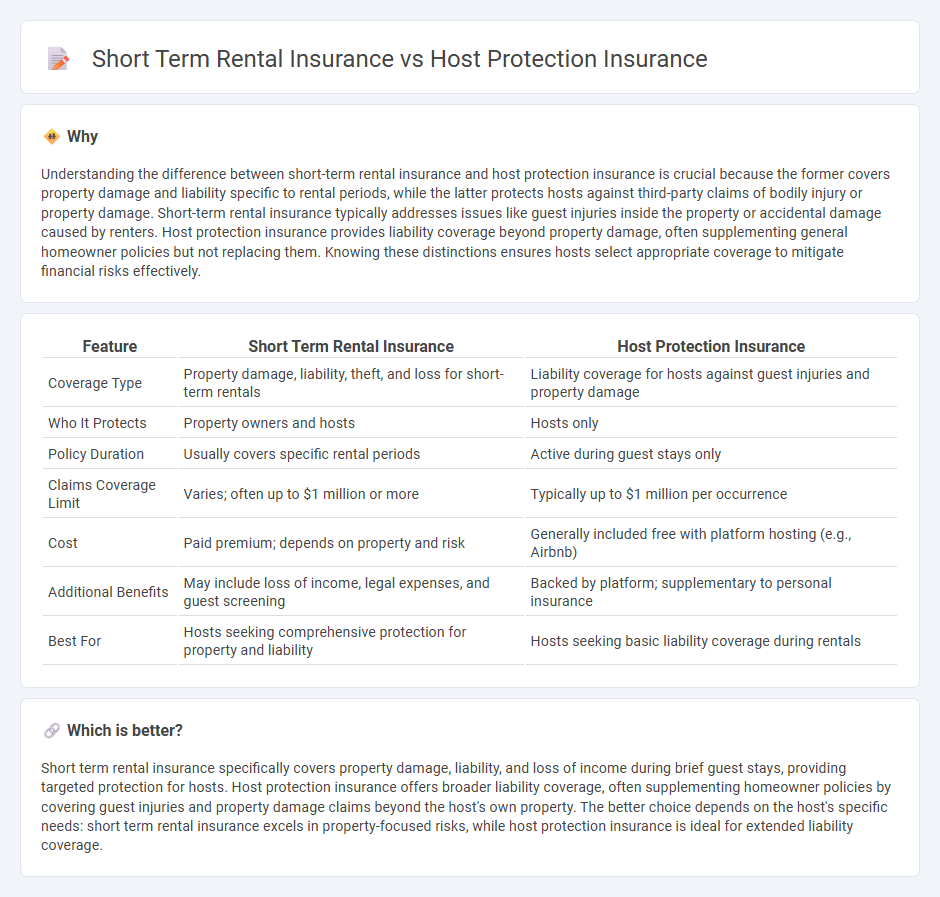 Short Term Rental Insurance vs Host Protection Insurance in Insurance