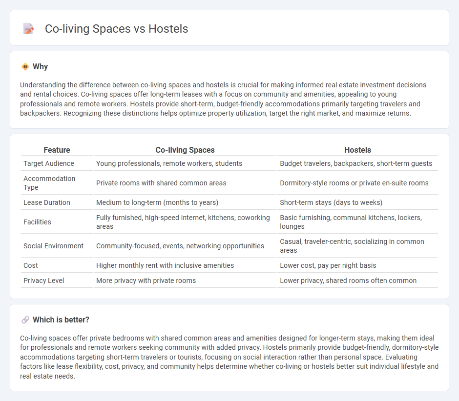 Co-Living Spaces vs Hostels in Real Estate