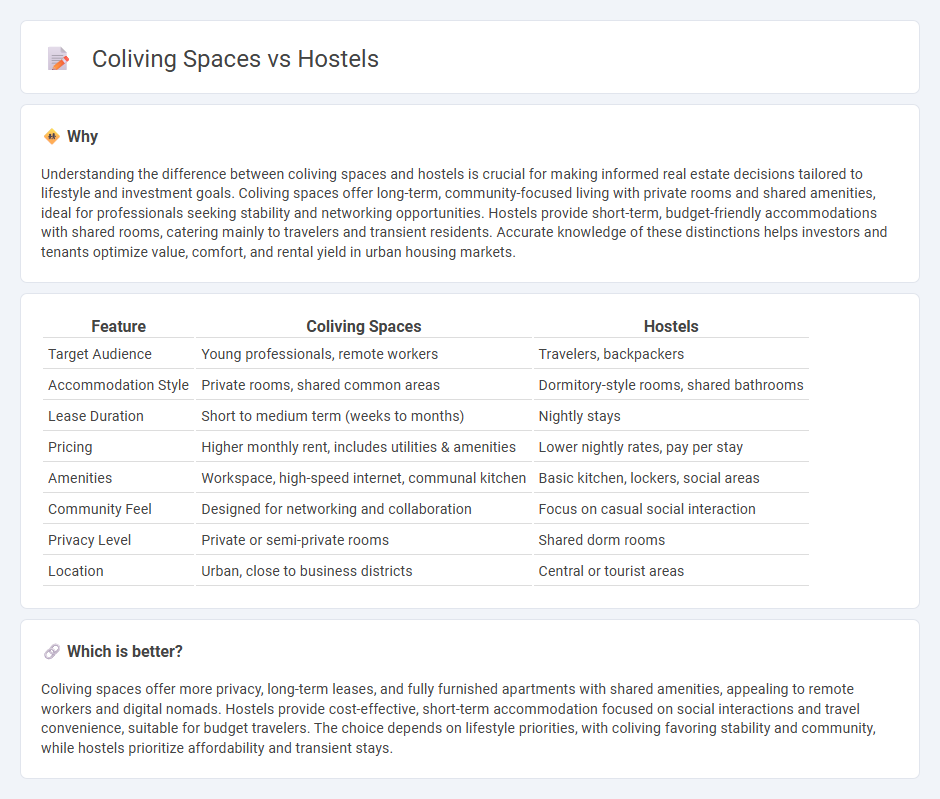 Coliving Spaces vs Hostels in Real Estate