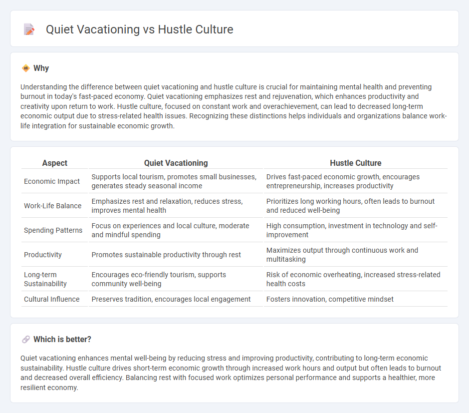 Quiet Vacationing vs Hustle Culture in Economy