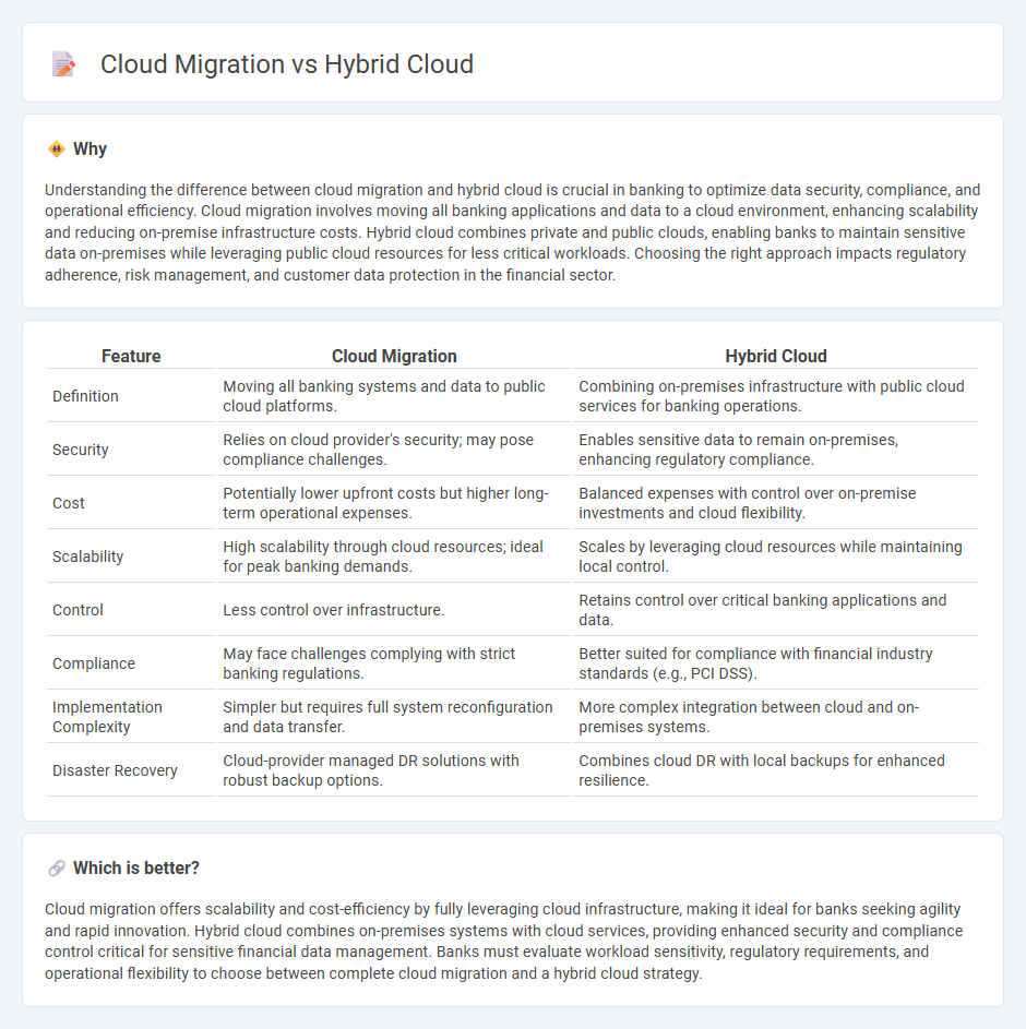 Cloud Migration vs Hybrid Cloud in Banking