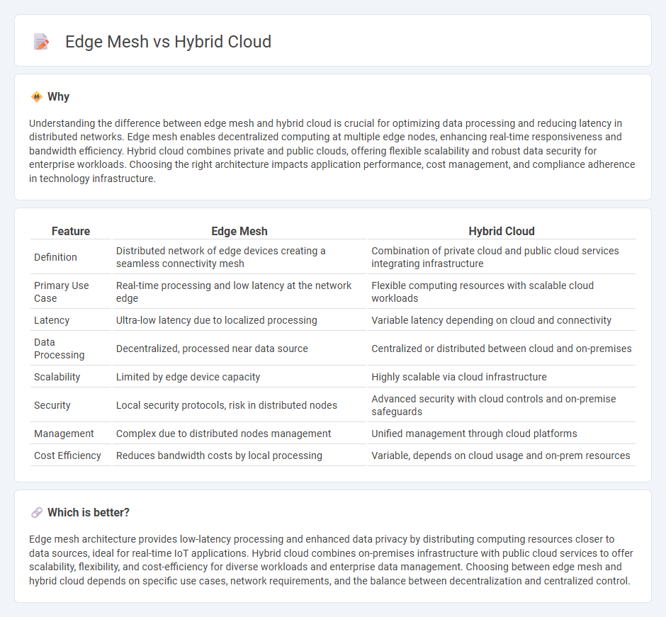 Edge Mesh vs Hybrid Cloud in Technology