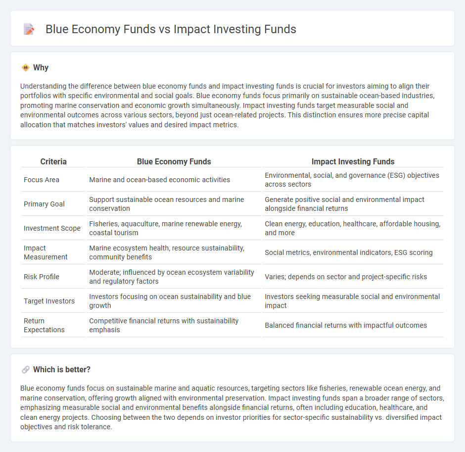 Blue Economy Funds vs Impact Investing Funds in Investment