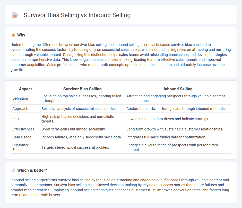 Survivor Bias Selling vs Inbound Selling in Sales