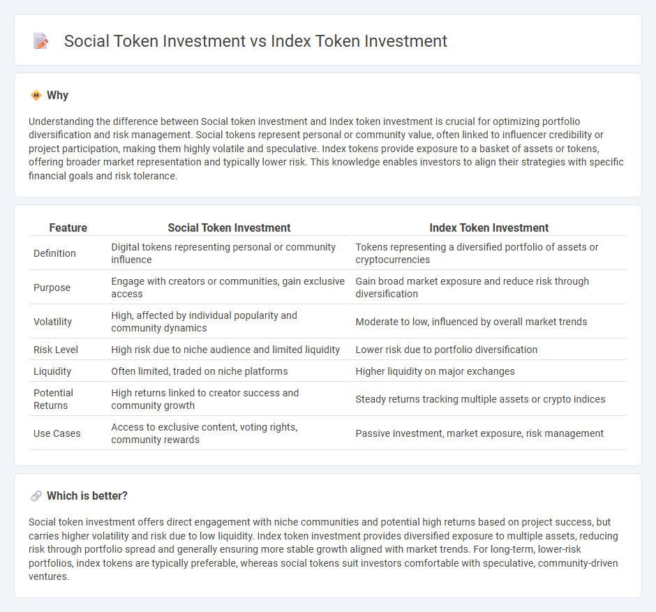 Social Token Investment vs Index Token Investment in Investment