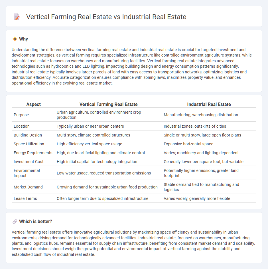 Vertical Farming Real Estate vs Industrial Real Estate in Real Estate
