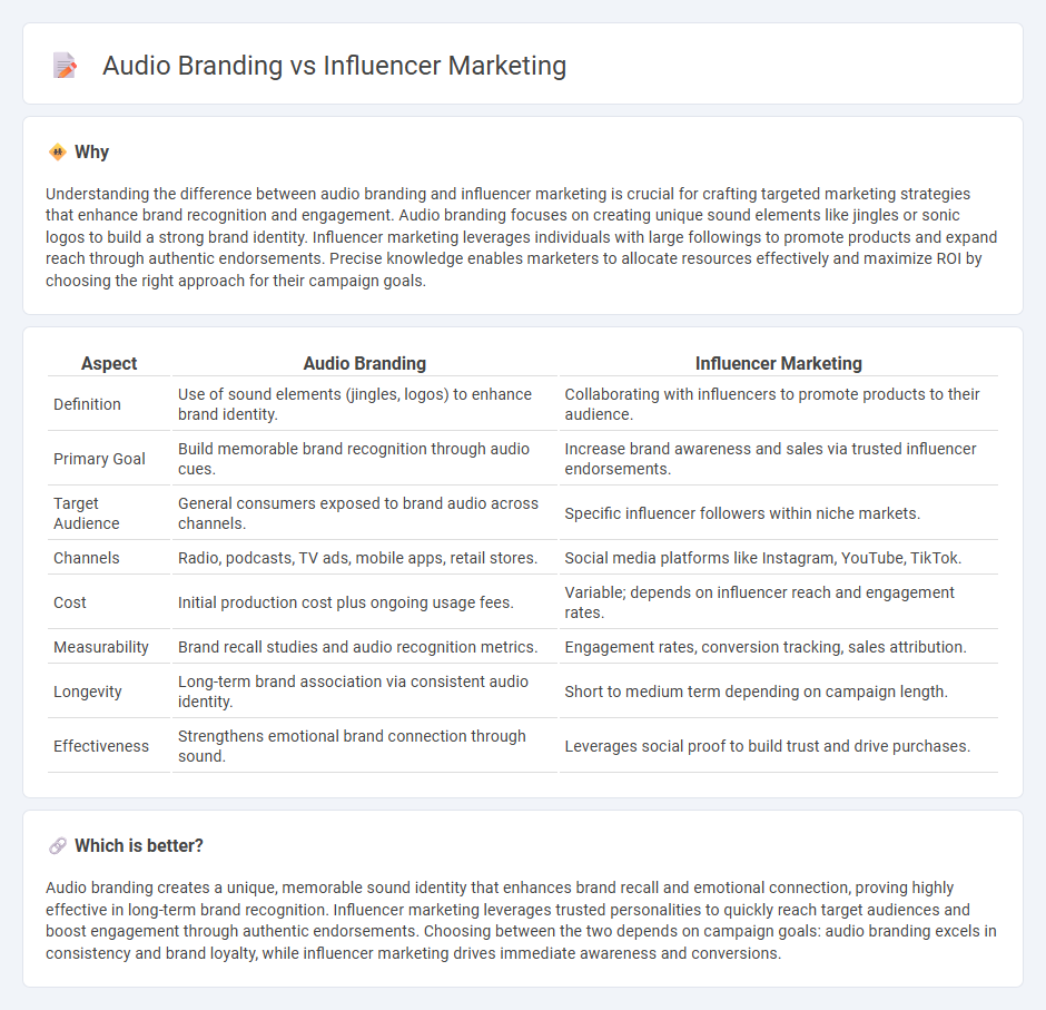 Audio Branding vs Influencer Marketing in Marketing