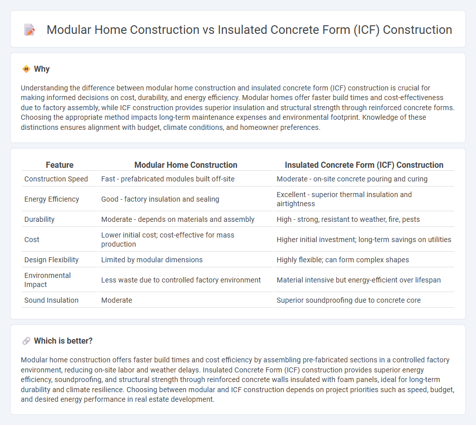 Modular Home Construction vs Insulated Concrete Form (Icf) Construction in Real Estate
