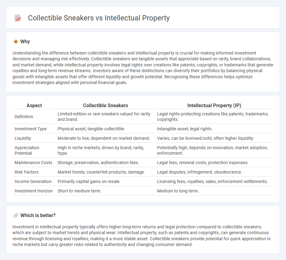 Collectible Sneakers vs Intellectual Property in Investment