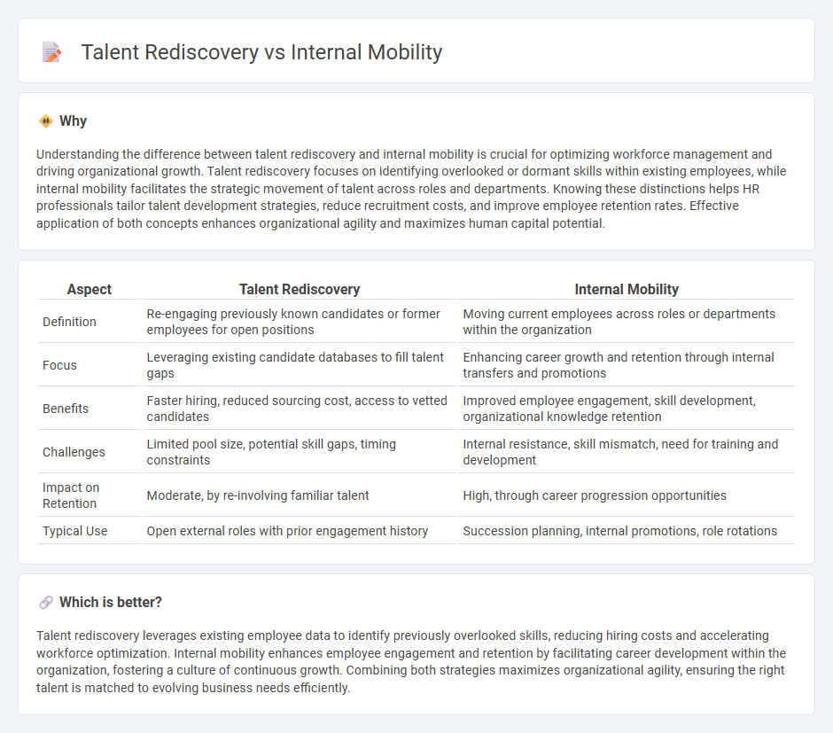 Talent Rediscovery vs Internal Mobility in Employment