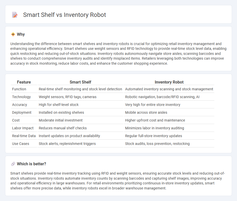 Smart Shelf vs Inventory Robot in Retail