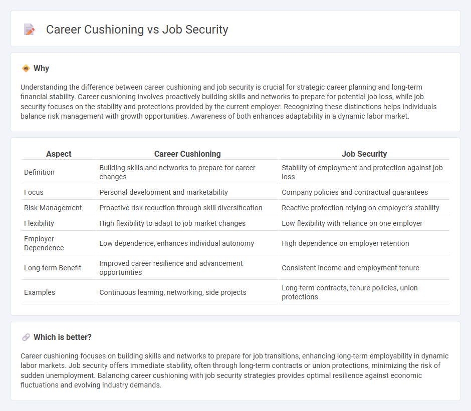 Career Cushioning vs Job Security in Employment
