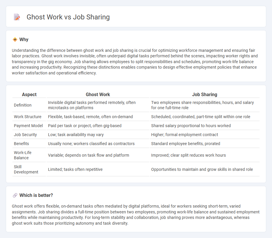 Ghost Work vs Job Sharing in Employment