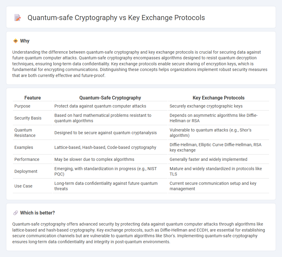 Quantum-Safe Cryptography vs Key Exchange Protocols in Technology