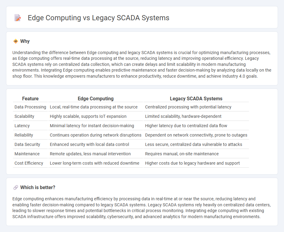 Edge Computing vs Legacy Scada Systems in Manufacturing