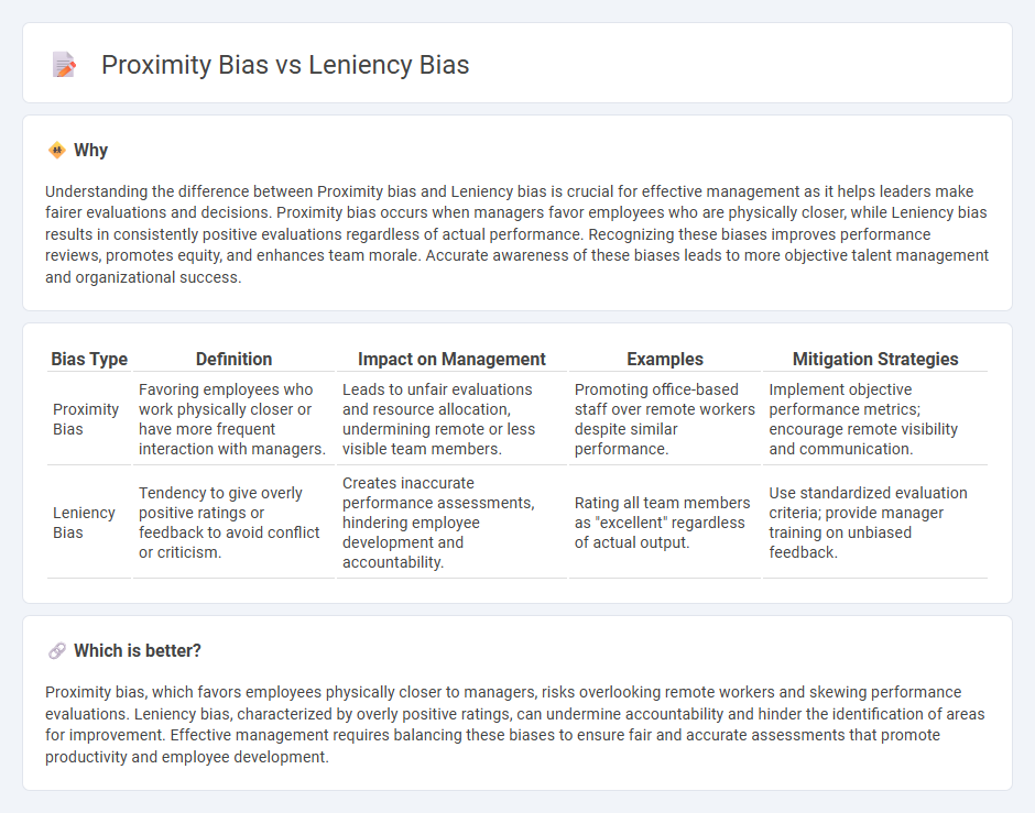 Proximity Bias vs Leniency Bias in Management