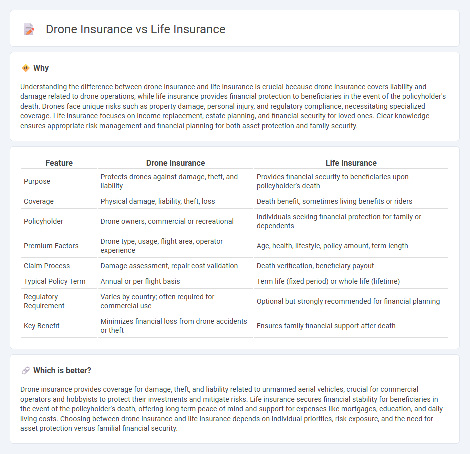 Drone Insurance vs Life Insurance in Insurance
