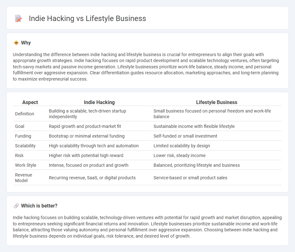 Indie Hacking vs Lifestyle Business in Entrepreneurship