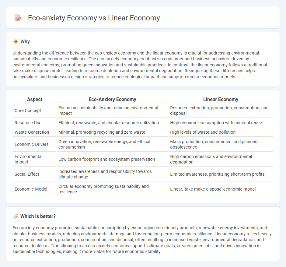 Eco-Anxiety Economy vs Linear Economy in Economy
