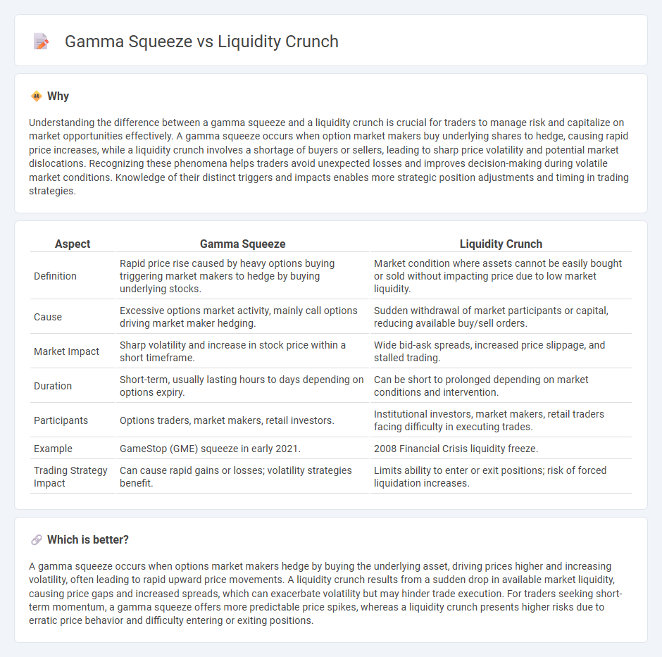 Gamma Squeeze vs Liquidity Crunch in Trading