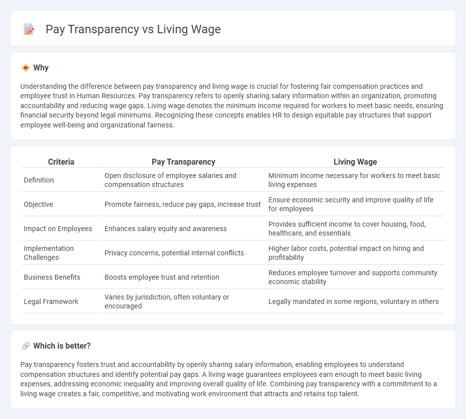 Pay Transparency vs Living Wage in Human Resources