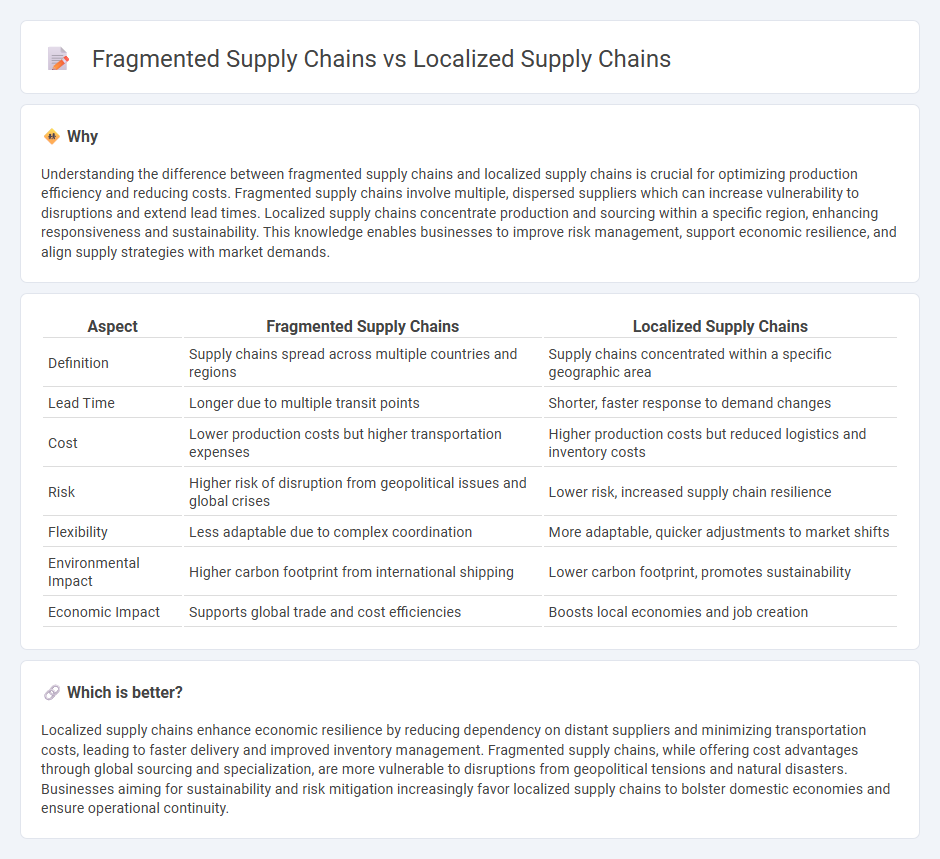 Fragmented Supply Chains vs Localized Supply Chains in Economy