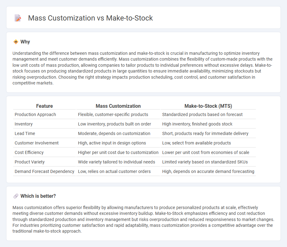 Mass Customization vs Make-To-Stock in Manufacturing