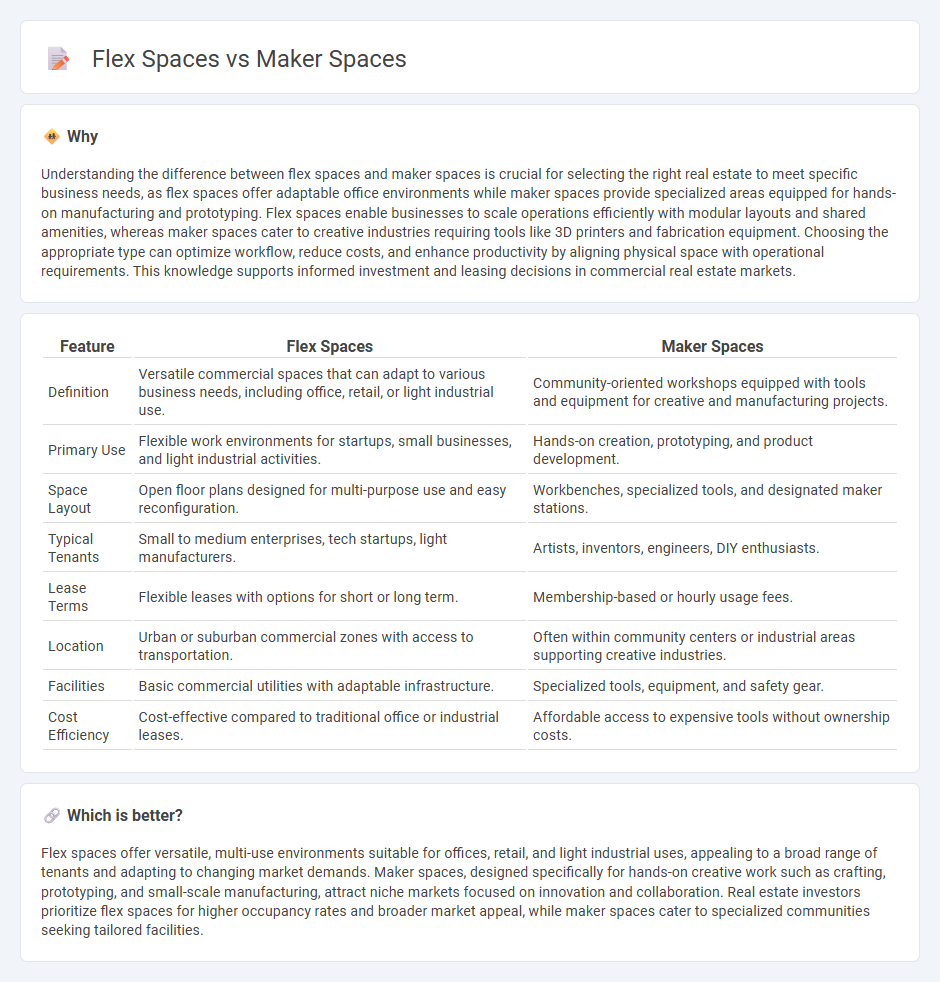 Flex Spaces vs Maker Spaces in Real Estate