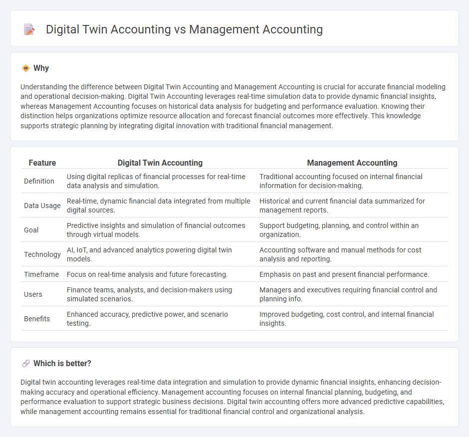 Digital Twin Accounting vs Management Accounting in Accounting