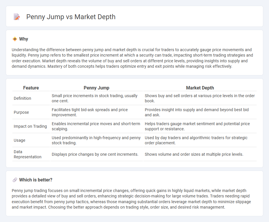 Penny Jump vs Market Depth in Trading